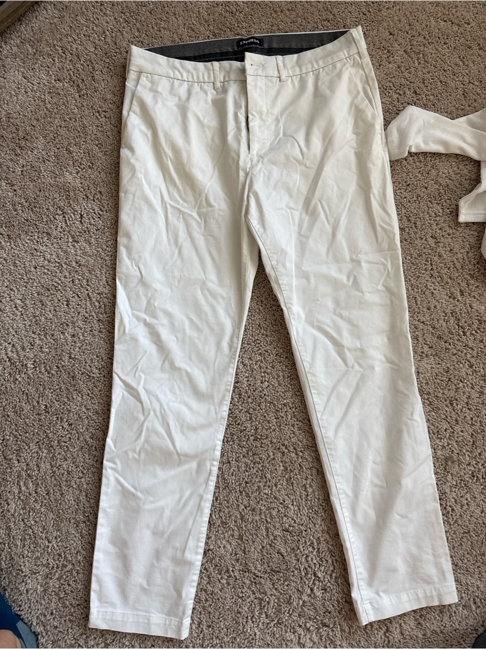 Express Men's White Chino Pants